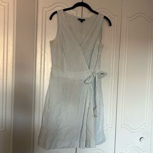 Blue and white Tommy Hilfiger Seersucker dress